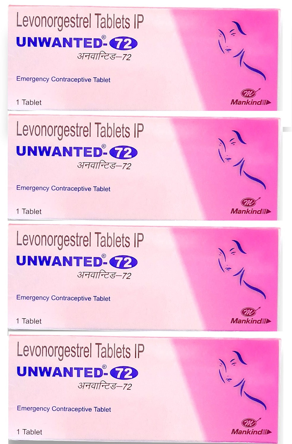 Unwanted 72 tablets , Mankind Unwanted 72 tablet Unwanted-72 1.5 Mg pack of 3 tablets