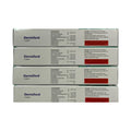Four boxes of Dermiford Cream stacked on a white background