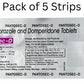 Pantosec D tablets for Gastroesophageal reflux disease and acidity Pack Of 5 x 10 ( 50 ) tablets