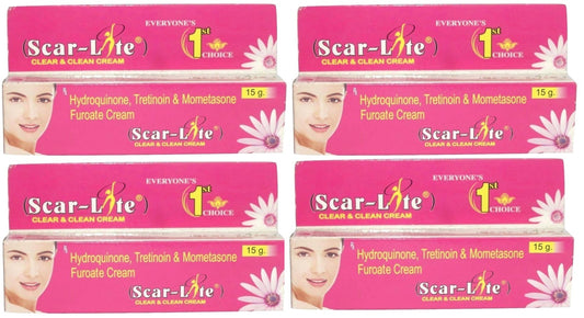 Scar Lite Cream Scarlite Day cream for Pigmentation and glowing skin Pack of 4