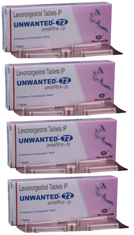 Unwanted 72 tablets , Mankind Unwanted 72 tablet Unwanted-72 1.5 Mg pack of 3 tablets