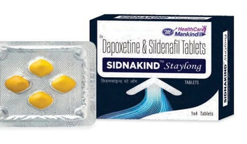 Sidnakind Staylong Tablets Sildenafil (50 mg) + Dapoxetine (30 mg)