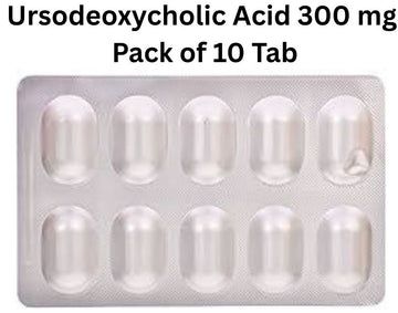 Ursodeoxycholic Acid 300 mg tablets pack of 10 tab